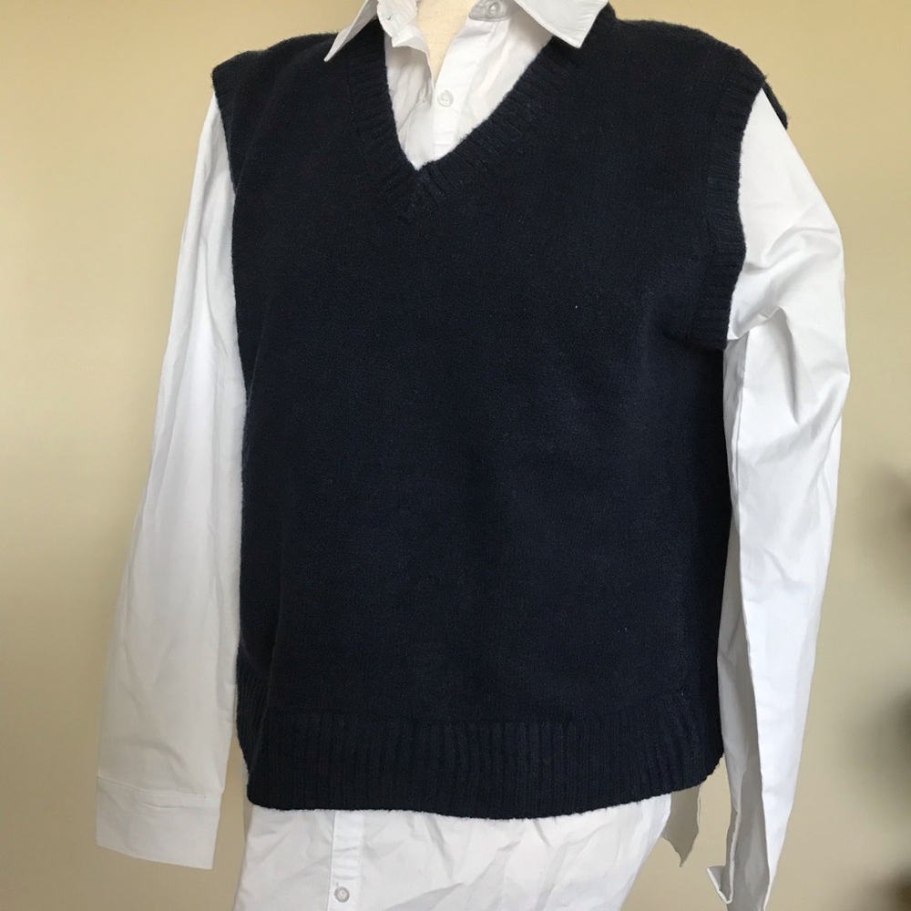 Women’s Navy Sweater Vest